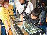 水圧結合実験風景 船内にて