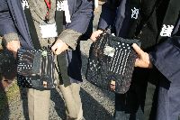 語り部さんのかばんがおしゃれだったので、写真を一枚。