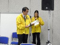 田中支部長(宮野主査代読)による土木実験の講評をしていただきました。